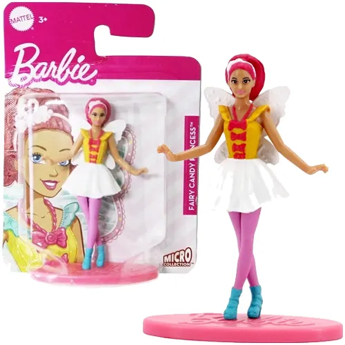 Mattel Barbie Mini-Figurines - Barbie Fairy Candy Princess 8x11,5 cm - Neuf