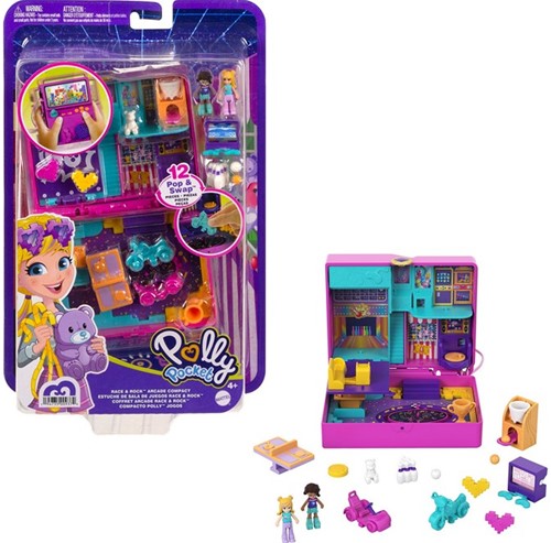 Mattel Polly Pocket Mini Playset Treasure Chest 19x29cm