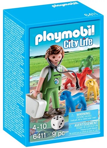 PLAYMOBIL City Life Clinique Vétérinaire 10x15cm