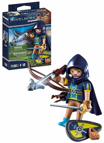 PLAYMOBIL Novelmore Gwynn avec équipement de combat 9x12cm